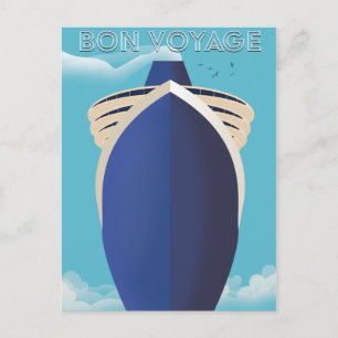 Bon Voyage Postcard