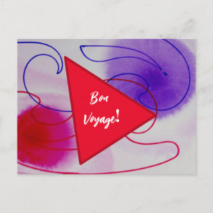 Bon Voyage Postcard