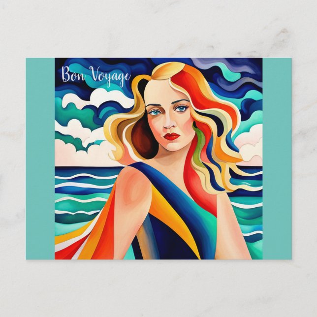 Bon Voyage Postcard (Front)
