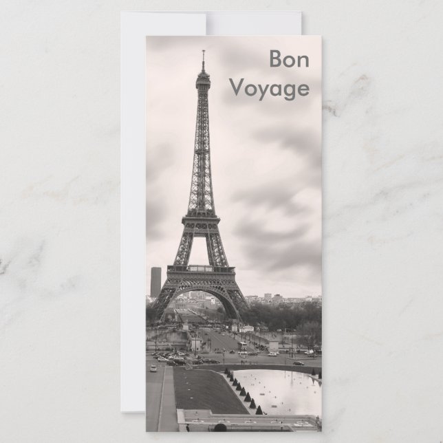 Bon Voyage Rack Card (Front)