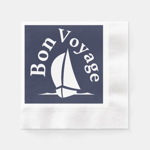 Bon Voyage Sailing Paper Napkins