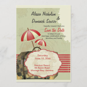 Bon Voyage Save the Date Announcement