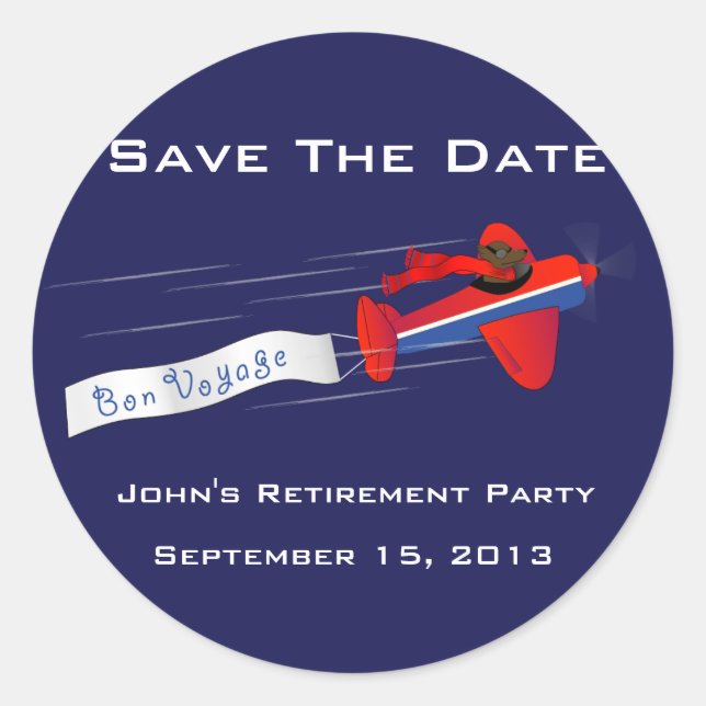 Bon Voyage Sticker (Front)