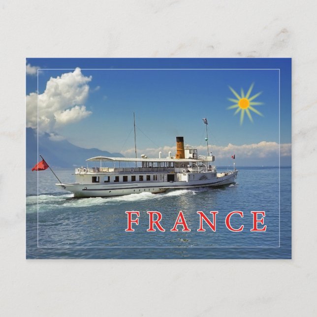 Bon voyage to France Postcard (Front)