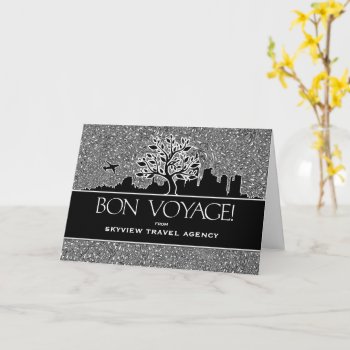 Bon Voyage Travel Agency Business Greeting Card by BusinessExpressions at Zazzle