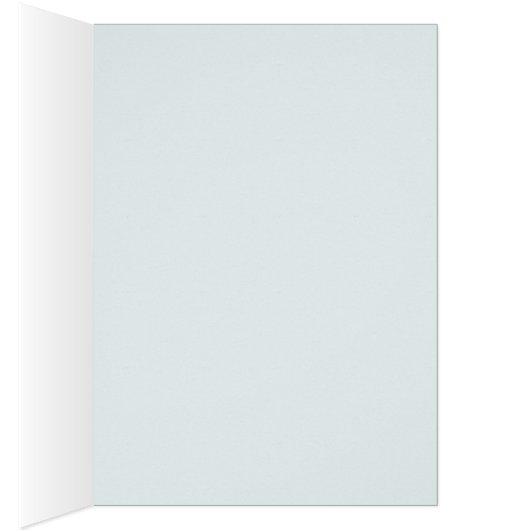 Bon Voyage Travel Snow Plane Template Card (Inside (Right))