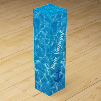 Bon Voyage Traveler's Gift Wine Bag - Customize Box