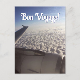 Bon Voyage Window Seat Postcard