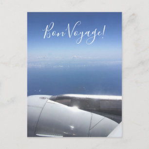 Bon Voyage Window Seat Postcard