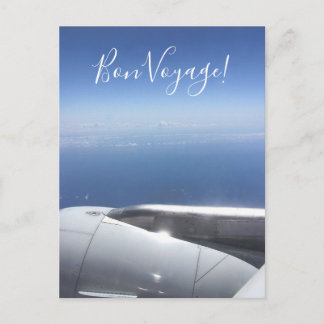Bon Voyage Window Seat Postcard