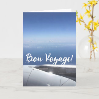 Bon Voyage! Wishing You Happy & Safe Travels Card