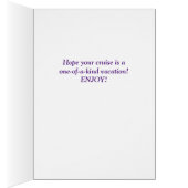 Bon Voyage With A Large Cruise Ship Cards (Inside (Right))