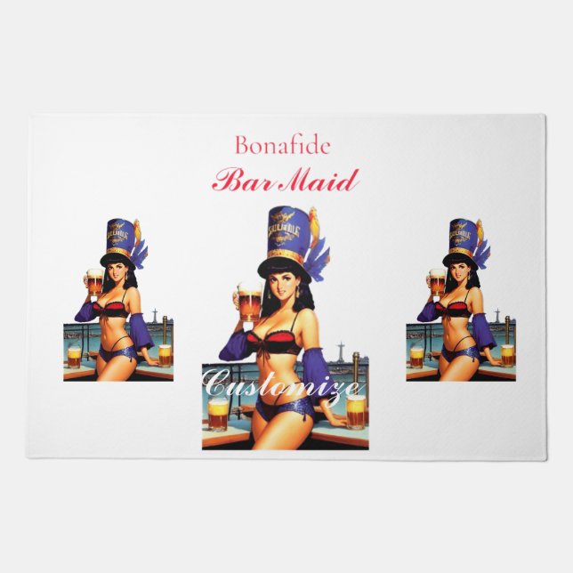Bonafide Bar Maid Thunder_Cove  Doormat (Front)