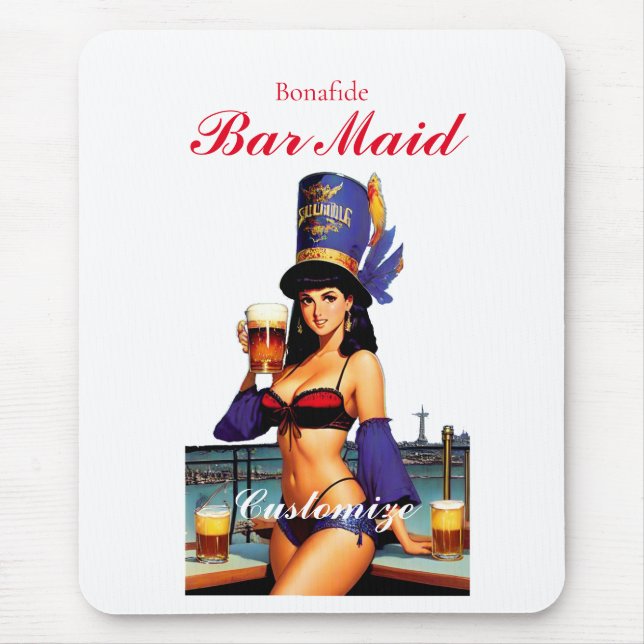 Bonafide Bar Maid Thunder_Cove  Mouse Pad (Front)