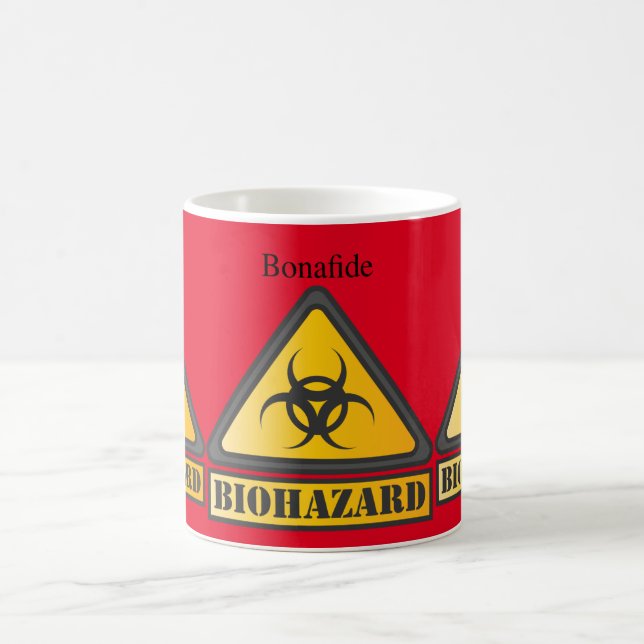 Bonafide Biohazard Sign Thunder_Cove Coffee Mug (Center)