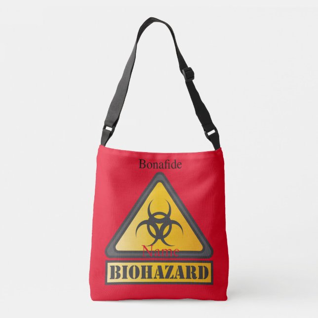 Bonafide Biohazard SignThunder_Cove Crossbody Bag (Back)