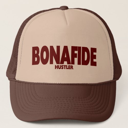 BONAFIDE  HUSTLER TRUCKER HAT