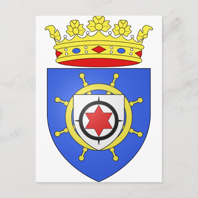 Bonaire Coat of Arms Postcard (Front)