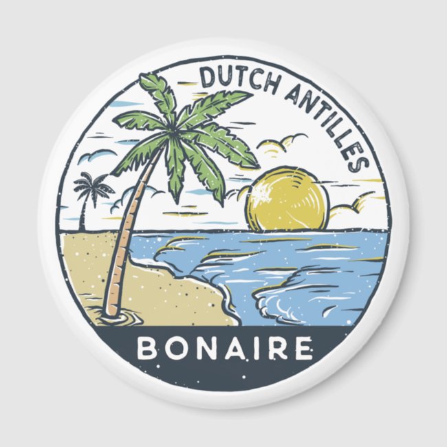 Bonaire Dutch Antilles Vintage Magnet