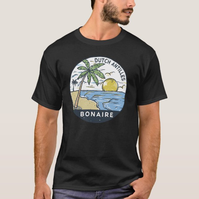 Bonaire Dutch Antilles Vintage T-Shirt (Front)
