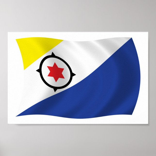 Bonaire Flag Poster Print (Front)