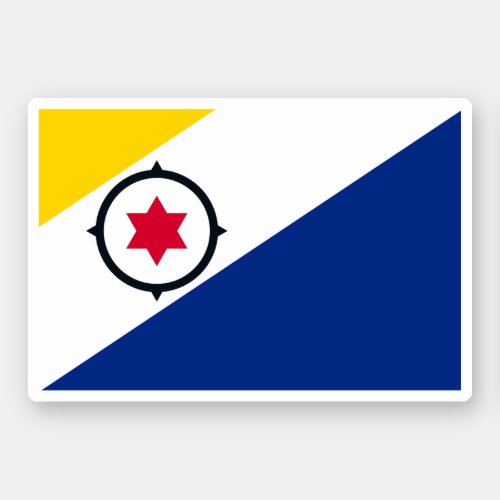 Bonaire Flag Sticker