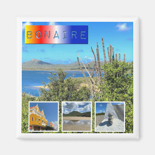 Bonaire Photo Collage Magnet