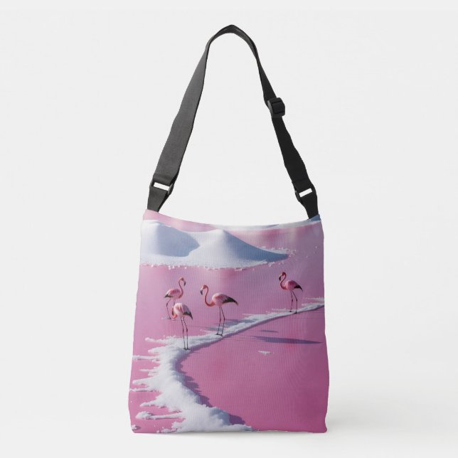 Bonaire salt flats  crossbody bag (Front)