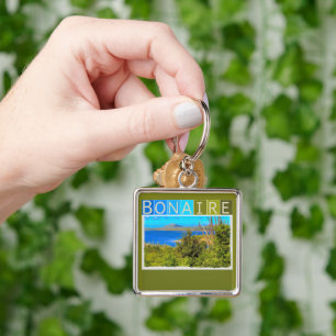 Bonaire Watercolor Keychain