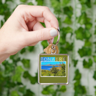 Bonaire Watercolor Keychain