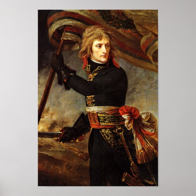 Bonaparte At The Bridge Of Arcola By Gros, Antoine Poster (Front)