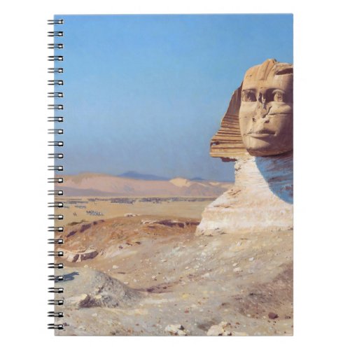 Bonaparte Before The Sphinx By Jean Leon Gerome Notebook