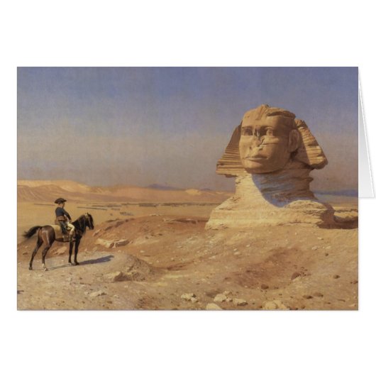 Bonaparte Before The Sphinx Cards (Front Horizontal)