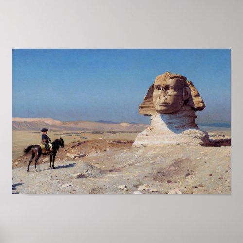 Bonaparte Before the Sphinx _ Jean_Leon Gerome Poster