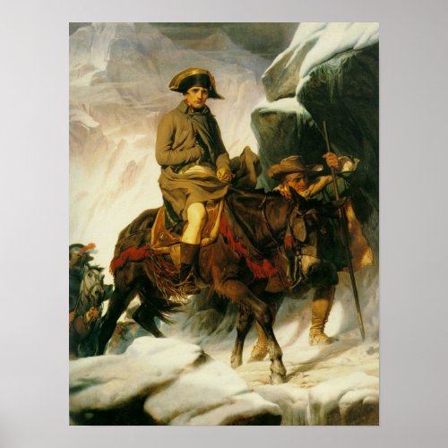Bonaparte Crossing the Alps Poster