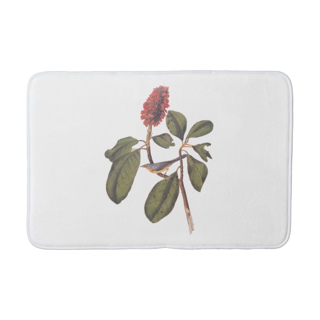 Bonaparte Flycatcher Canada Warbler Audubon Bird Bath Mat (Front)