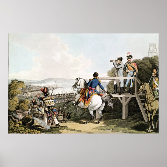 Bonaparte Just before his Flight Poster (Front)