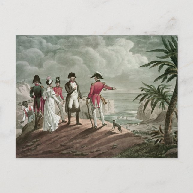 Bonaparte on St. Helena Postcard (Front)
