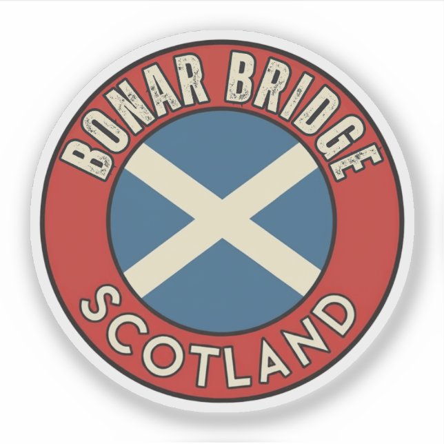 Bonar Bridge, Scotland Sticker (Front)