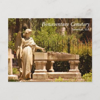 Bonaventure Cemetery  Savannah Ga Postcard by cshphotos at Zazzle
