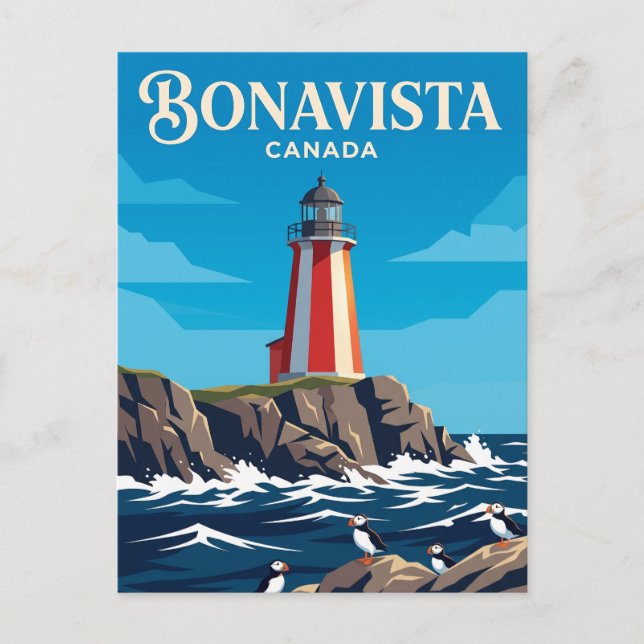 Bonavista Lighthouse Canada Postcard (Front)