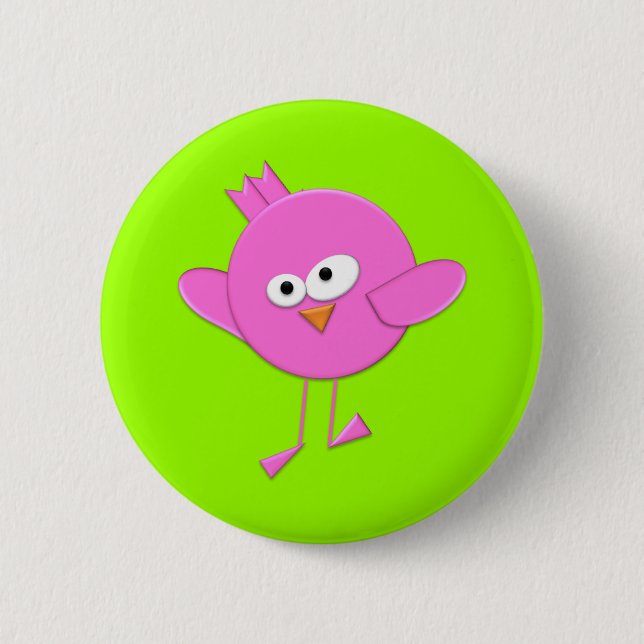 BonBon Fantasy Funky Bird's Button (Front)