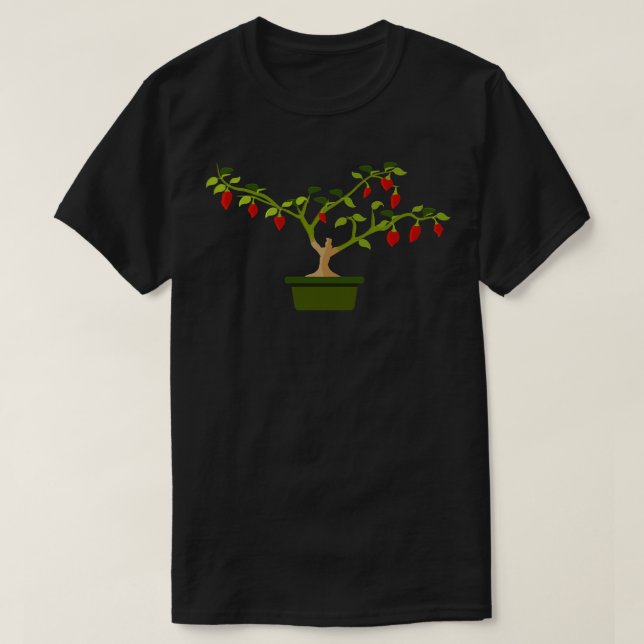 Bonchi Chili in Green Pot T-Shirt (Design Front)