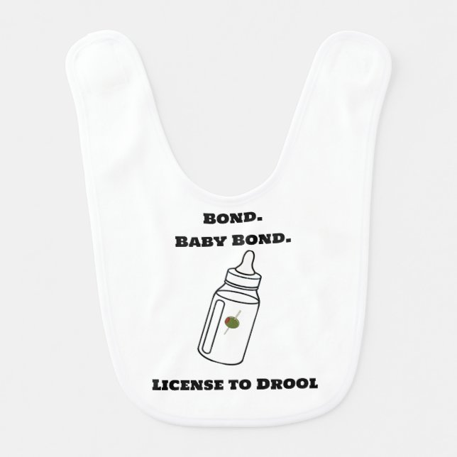 Bond. Baby Bond. Baby Bib (Front)