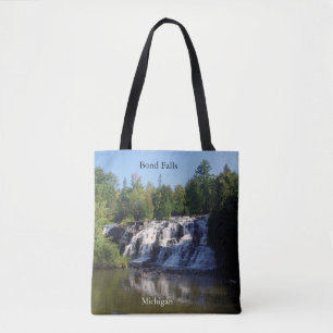 Bond Falls all over tote bag
