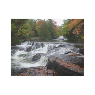 Bond Falls Cascades metallic wal art