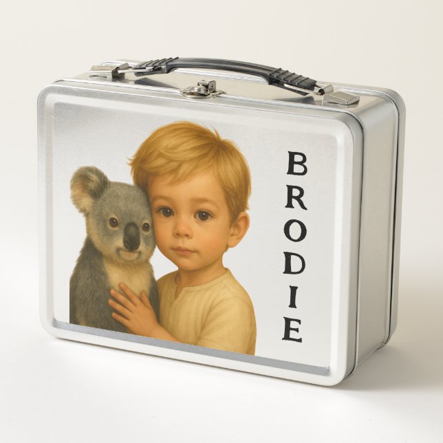 Bond of the Wild and Innocent (Koala)  Metal Lunch Box (Front)