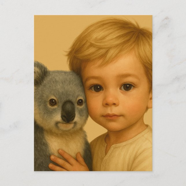 Bond of the Wild and Innocent (Koala) Postcard (Front)