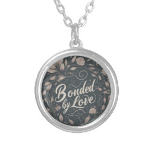 Bonded by Love Silver Plated Necklace