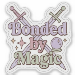 Bonded by magic - Bookish Romantasy Readers Sticker